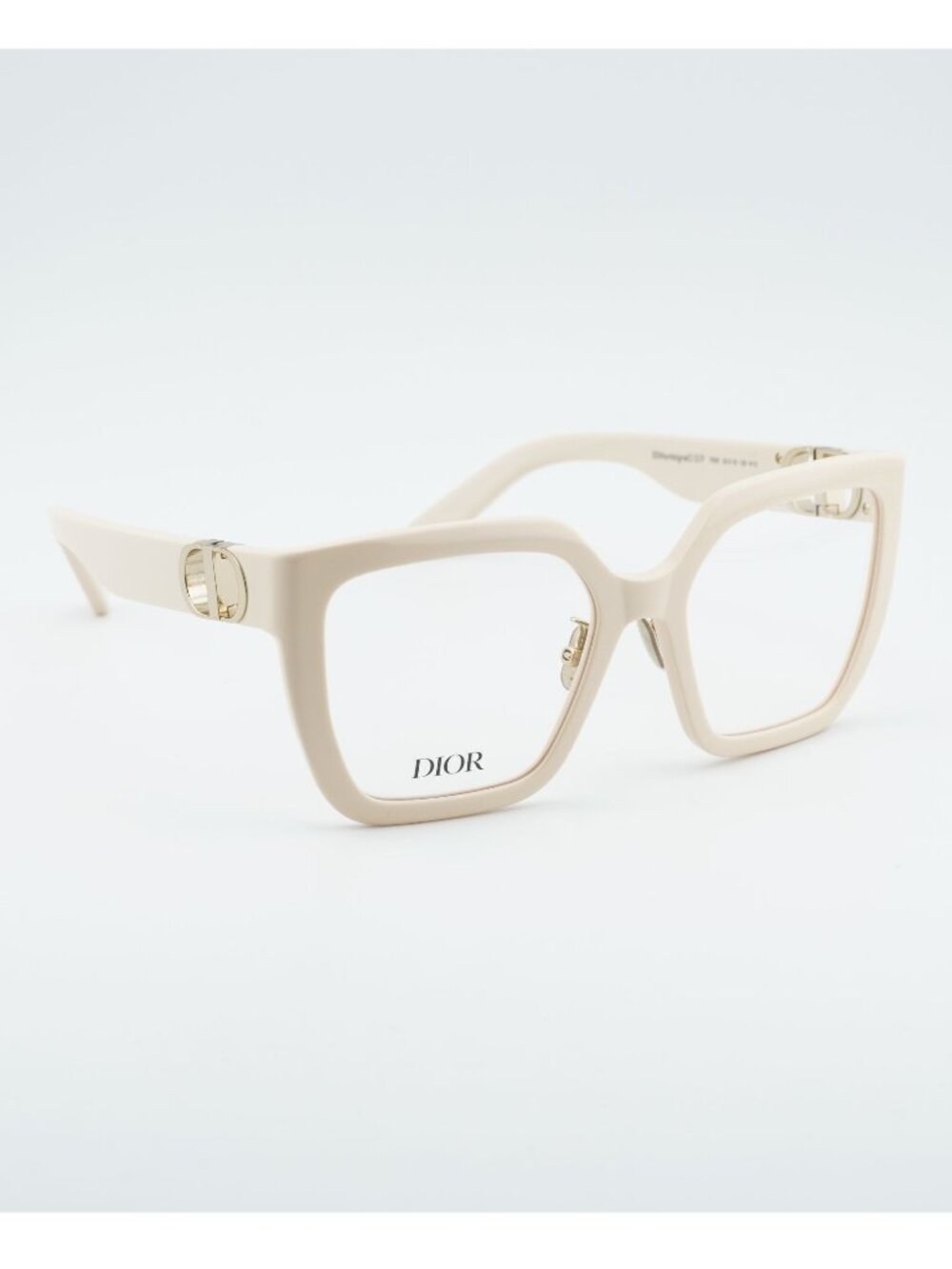 Dior 30MONTAIGNEO S1F 9500 Eyeglasses Ivory 55mm Square Frame